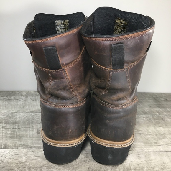 Irish Setter 83829 Mesabi Logger Lineman Waterproof Leather Work Men’s Boots 14 - Picture 8 of 11